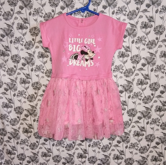 Disney Baby Girls Minnie Pullover And Short Set